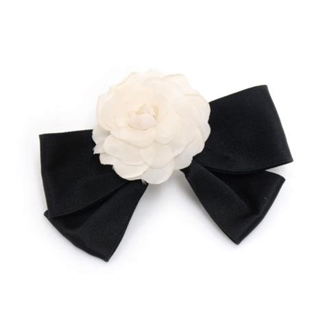 kokarda chanel|Bow barrette .